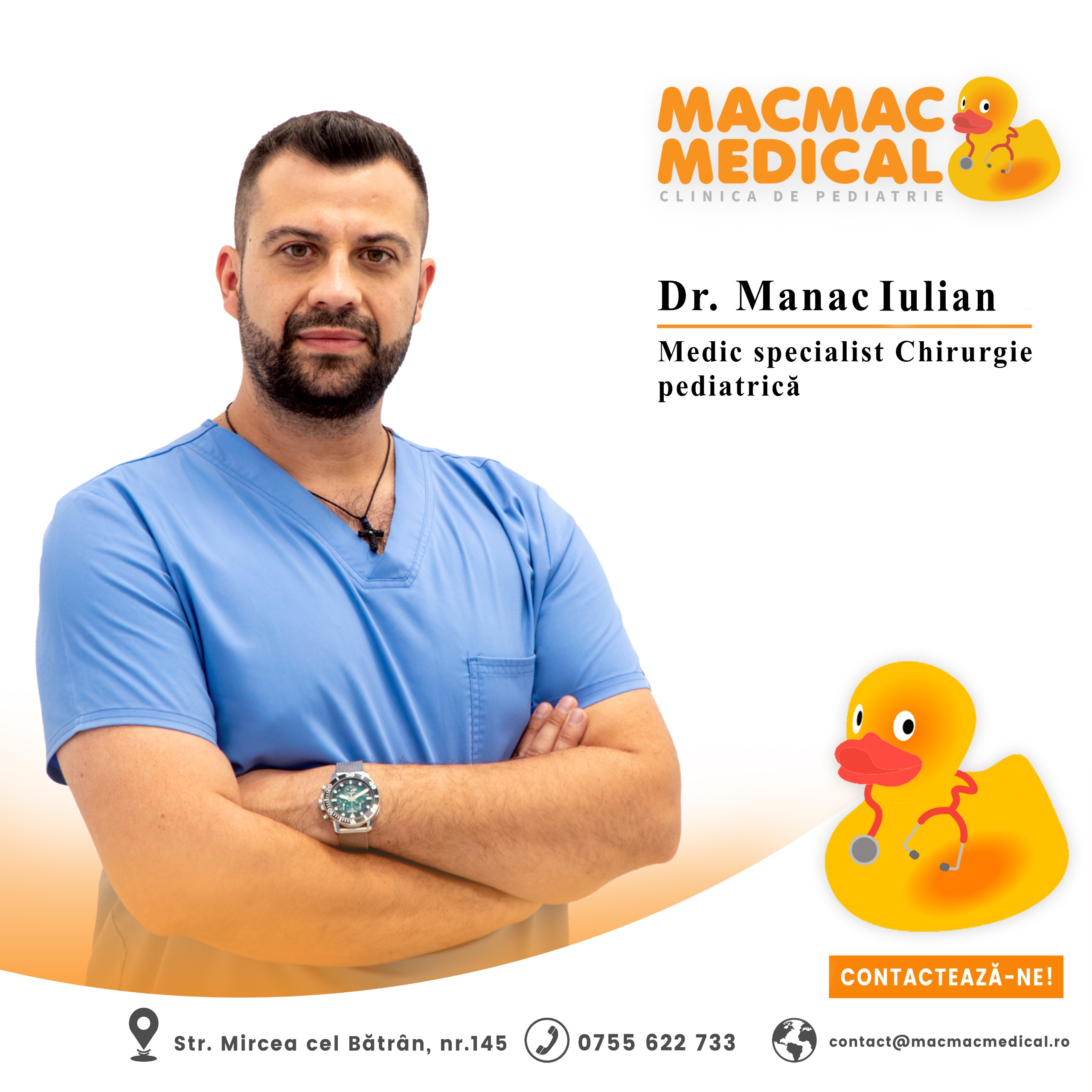 dr manac iulian medic specialist chirurgie pediatrica constanta macmac medical